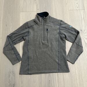 KUHL Beige 1/2 Zip Acrylic Pullover Outdoor Hiking Jacket Medium Men’s